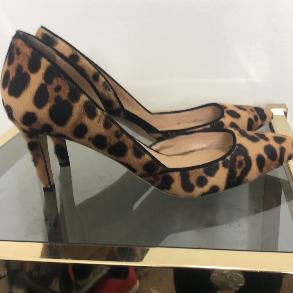 J crew collection Valentina calf hair d’orsay pumps size 7.5​ - Picture 8 of 12